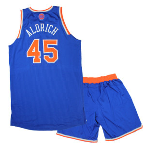This Cole Aldrich game-worn uniform is available for purchase at steinersports.com. Photo courtesy of Steiner Sports.
